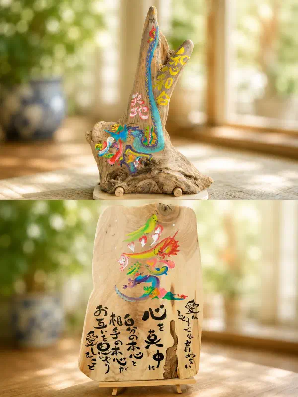 流木・廃材アート作品