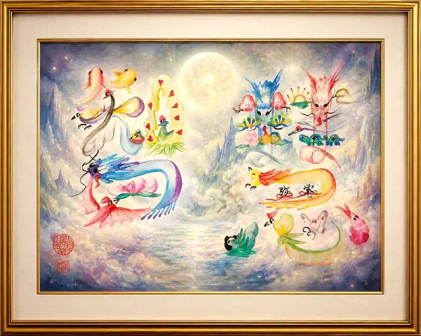 花文字作品